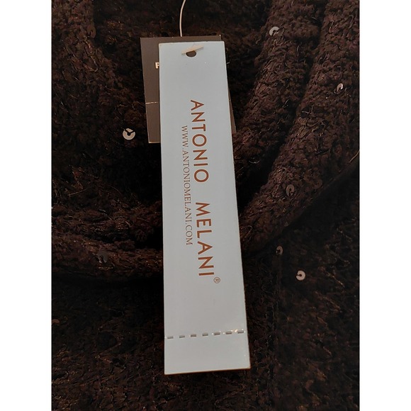 Antonio Melani Black Sequin Sweater, Long Sleeve, Size XS, NWT - Picture 8 of 9
